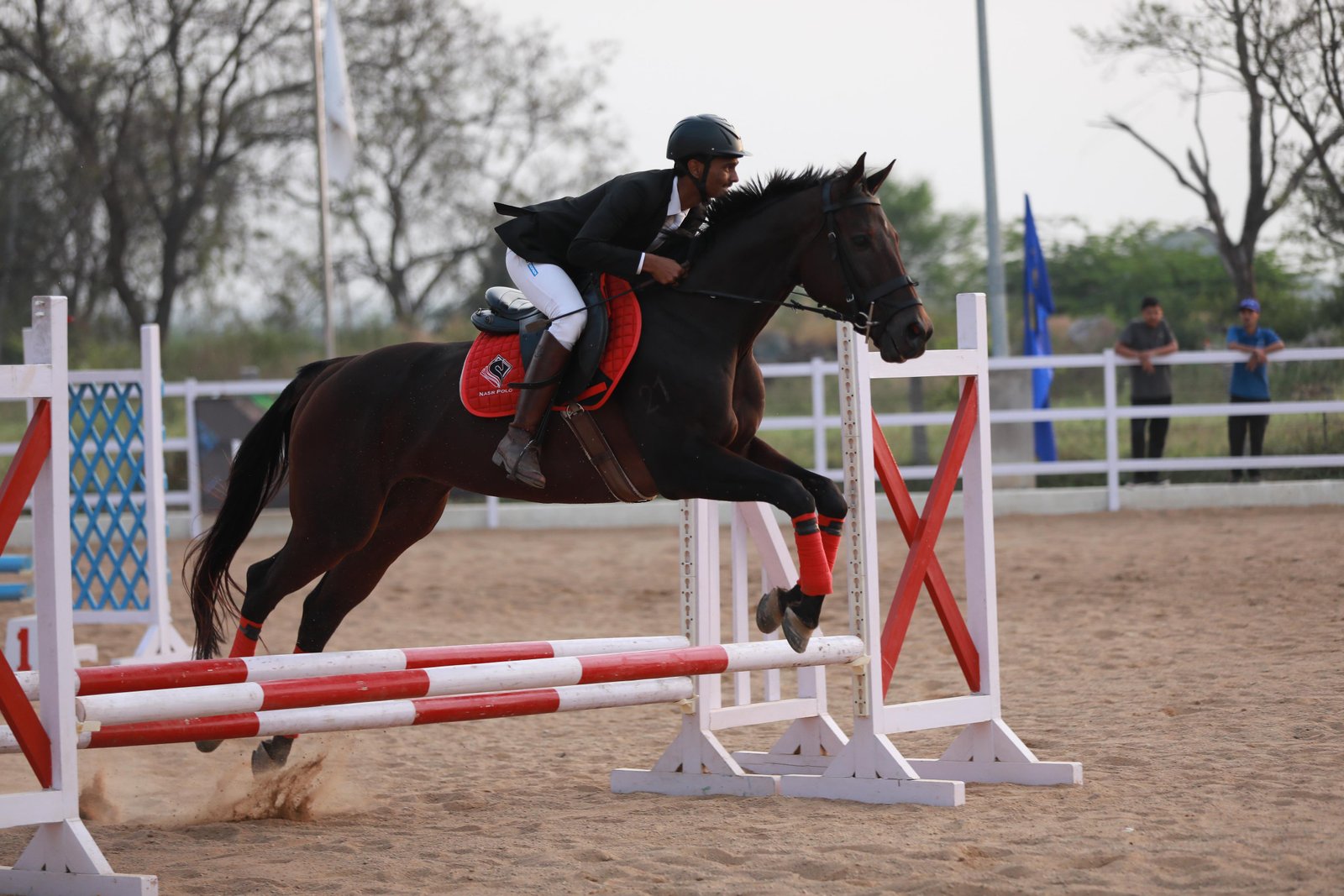 Foundation riding students